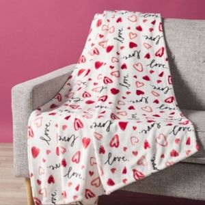 Rae Dunn Valentine Hearts Throw